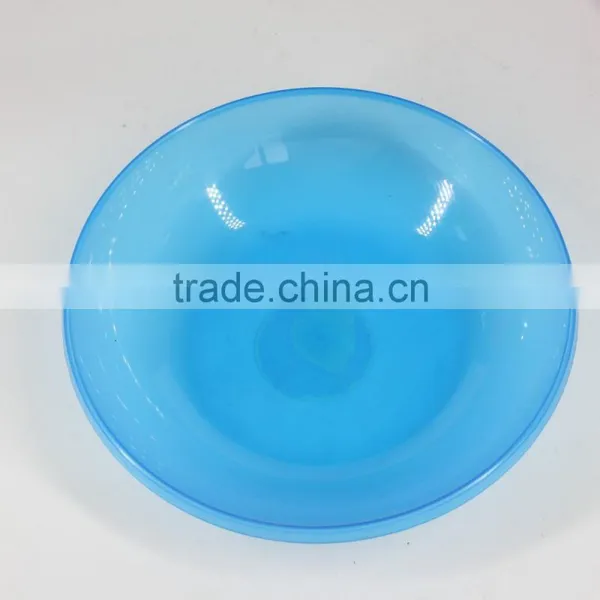 Colour Transparent Plastic Salad Plate photo-4