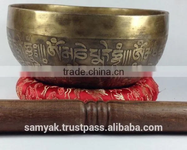 High Quality Tibetan Mantra Carving Special 7 Metal Singing Bowl photo-2