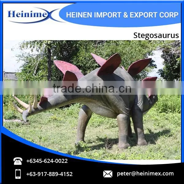 Animated Dinosaur Model Fiberglass Large Stegosaurus for Dinosaur Park photo-5