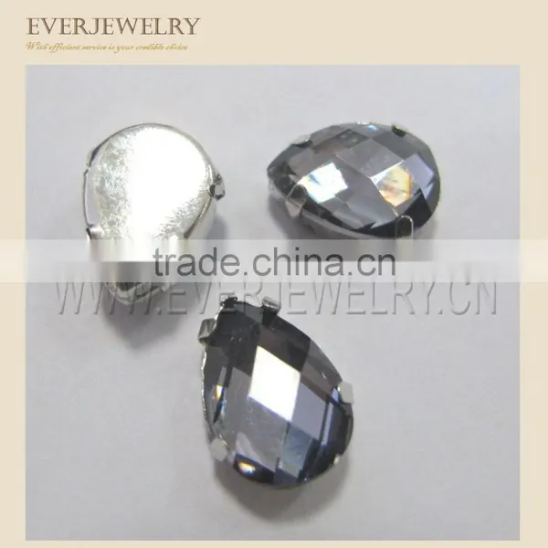 Acryli Rhinestone in Sew on Setting,Sew on Rhinestone Claw Setting Crystals photo-2