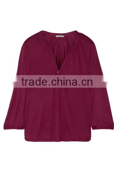 Pajamas Women Summer Jersey Adult Onesie Pajama Tops 100% Cotton Jersey Pajamas photo-4