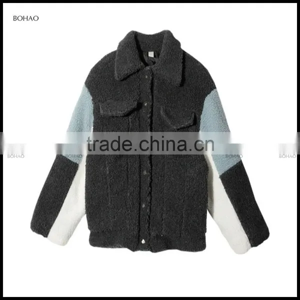 Quality Fashion Style New Winter Women Coat Clothes Whole Skin Rabbit Fur Apparel Lamb Fur Collar Coat Jackets photo-2
