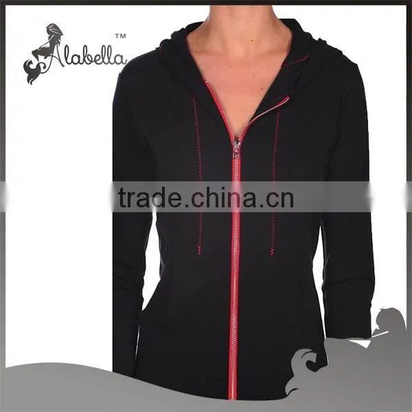 High Quality Lady's Jersey Jacket/jersey Women Jacket photo-3