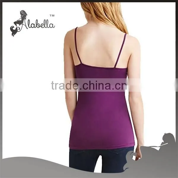 Solid Color Tank Top Wholesale Plain Tank Tops Neckline photo-2