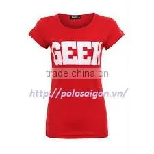Hot Sale Promotional Custom Women Tshirt /ladies Shirt Design photo-2