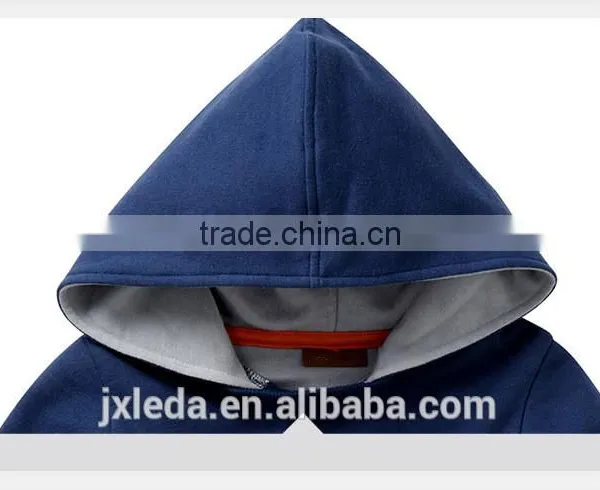 Cheap Wholesale 100% Cotton Children Long Sleeved Color Matching Sleeve Hoodies photo-2