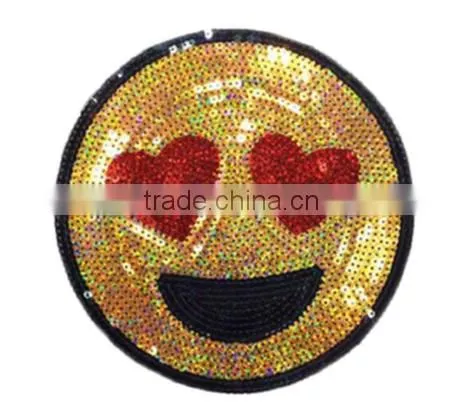 Various Design Sequined Badge Rebersible Sequin Designs Embroidery Patch photo-2