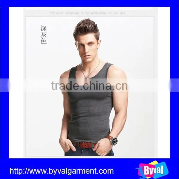 Mens Blank Tight Athletic Tank Top Wholesale photo-2