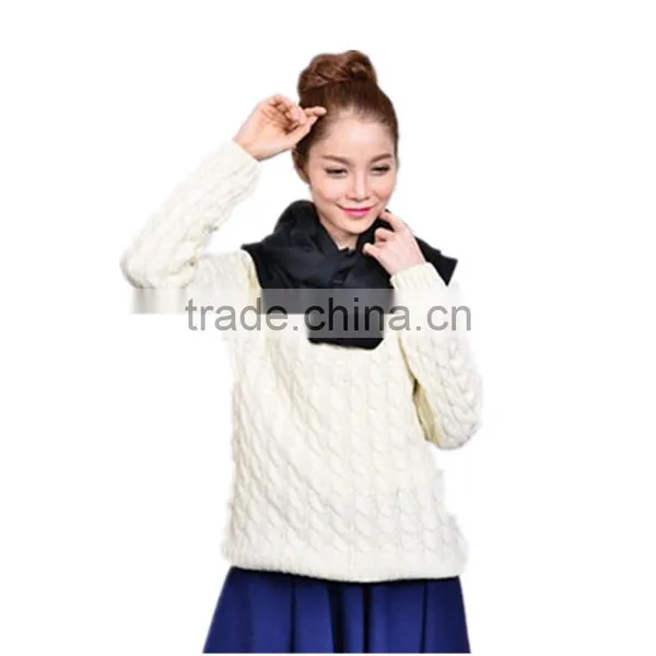 New Design High Quality 20color Choice New Solid Acrylic Material Scarf Women photo-2