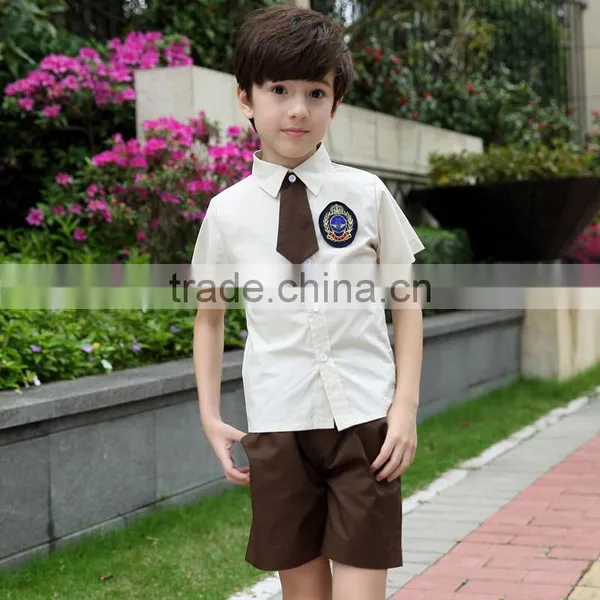 Juqian Classic Fashion Stylish Short Sleeves Summer Primary Kids School Wear Whosale With Picture photo-2