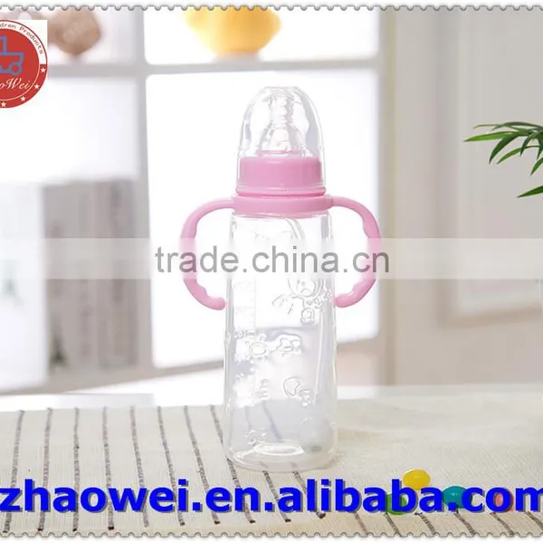 Food Standard Silicon Baby Bottle With Handle