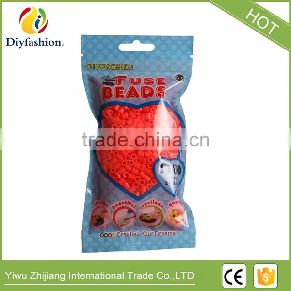 Diy Fashion 5mm Fuse Beads PE Iron Beads Hama Perler Beads Kid Toy photo-5