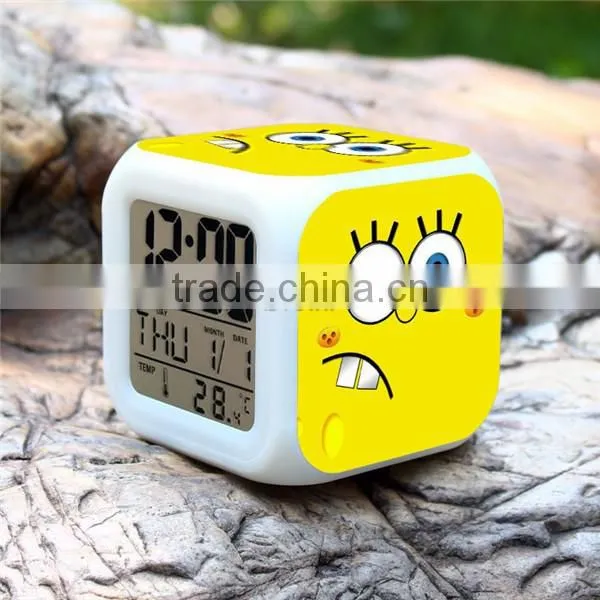 SpongeBob Digital LED Alarm Clock,SpongeBob Table Clock,Desk Alarm Clock photo-3