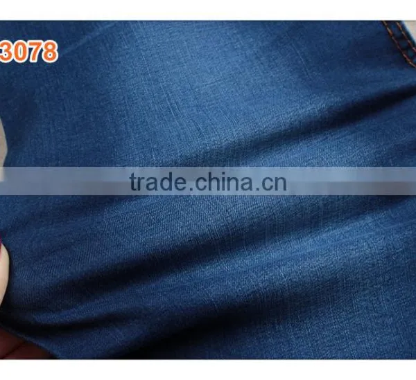 Dark Blue Good Stretch Denim Fabric for Girl Dress photo-6