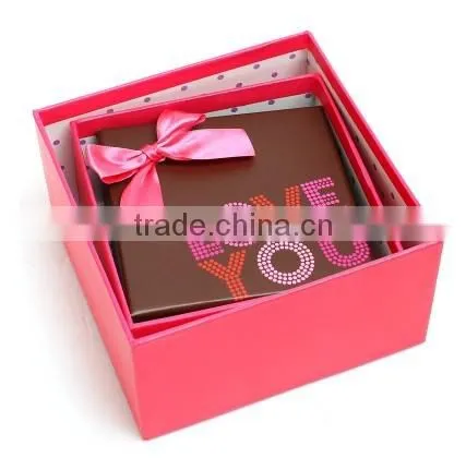 Romantic Valentine's Day Gift Box With Printed "Love You" ,Birthday Party Gift Box Manufacturer photo-2