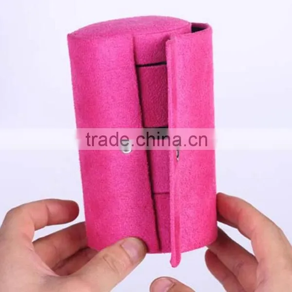 New Arrival 3 Layer Folding Jewelry Box,Velvet Organizer Box for Jewelry photo-2