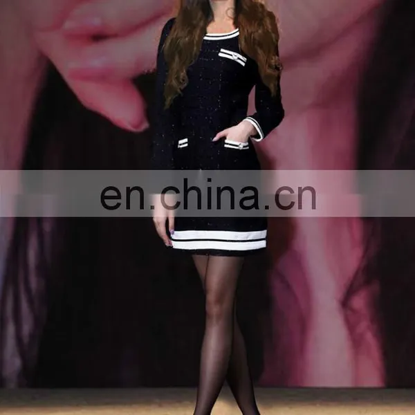 2015 Wool Slim Dress Fashion Dress Girls' Dress Free Prom Dress photo-3