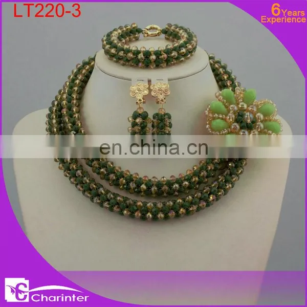 African Coral Beads Jewelry Set LT220-1 photo-3