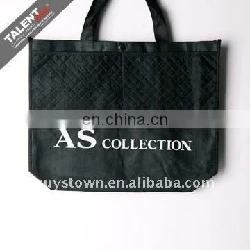 Custom Private Printed Brand Name Logo Eco-friendly Non Woven Promotional Shopping Bag photo-6