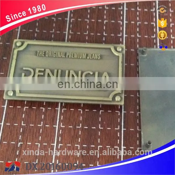 Metal Badge With Customer 3D Brand Used for Clothing photo-3