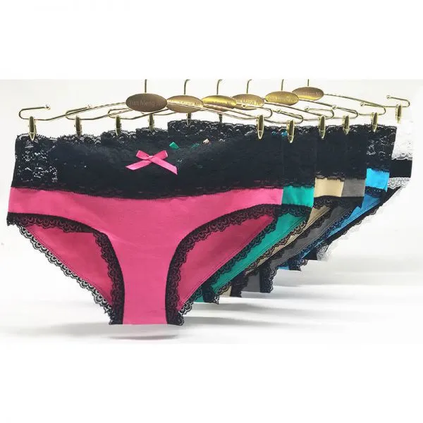 Very Hot Sale Transparent Lace Waist Belt Underwear Soft Cotton Women's Briefs Sexy Woman Panty photo-4