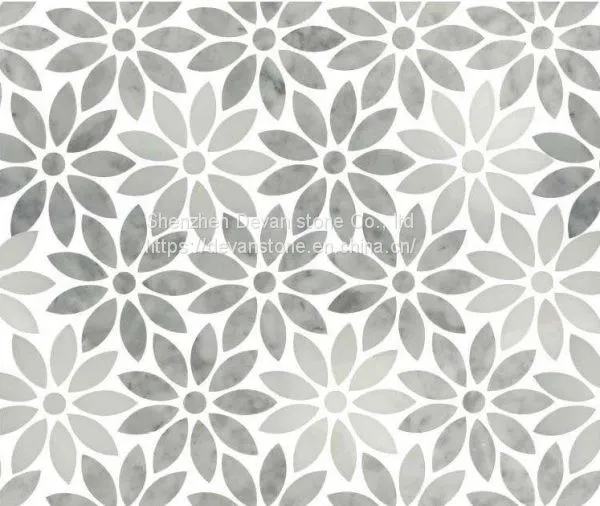 New Style Mosaic Floor Medallion Waterjet Mosaic photo-5