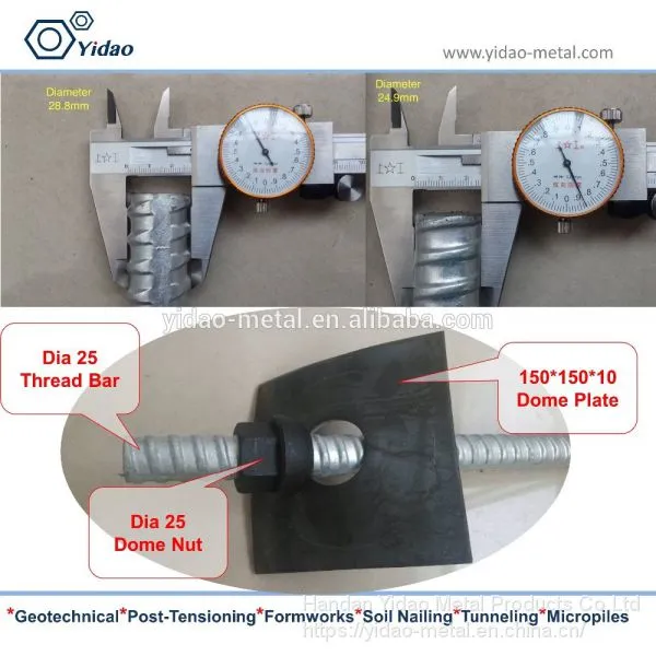 Thread Bar Used for Application Soil Nails, Rock Bolt, Ground Anchor, Mining and Tunneling photo-4
