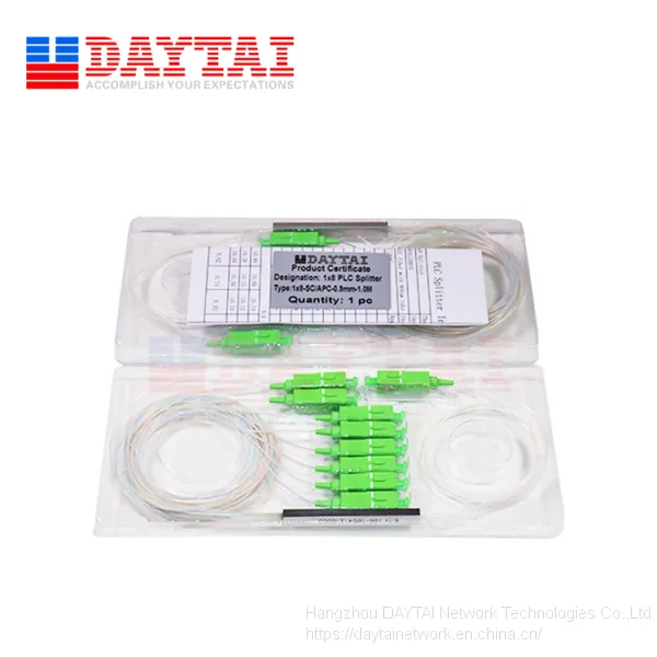 Mini Passive FTTH Fiber Optical Cable 1x8 PLC Splitter photo-3