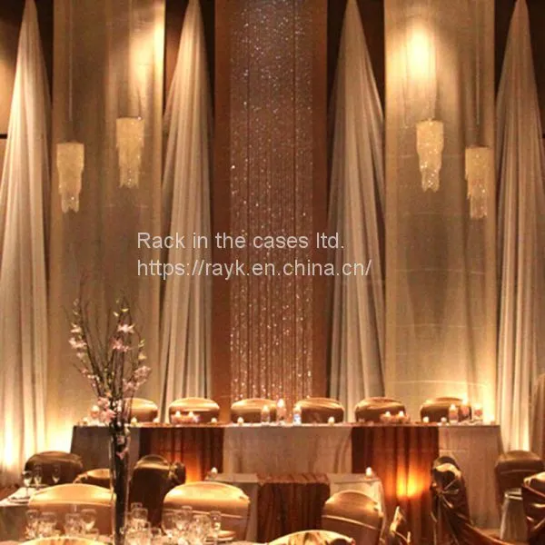 RK Wedding Backdrop Chiffon Drape Pipe and Drape With Alternative Size From RK for Sale photo-4