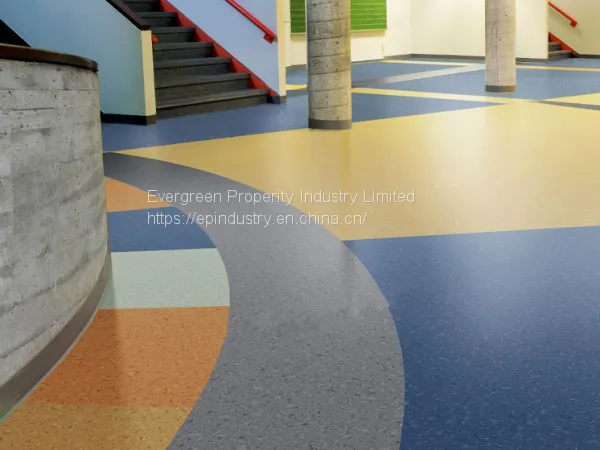 Vinyl Homogeneous Flooring Sheet From Qingdao Singreat in Chinese(Evergreen Properity ) photo-5