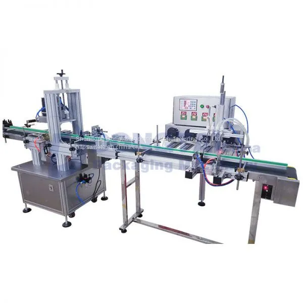Liquid Filling And Capping Machine  Automatic filling and capping machine