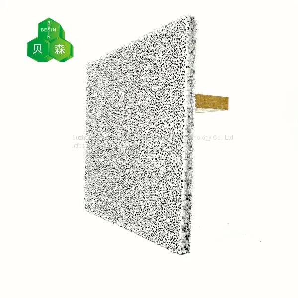 Suzhou Besin Foam Ceramic Substrate Photocatalyst Efficient Catalytic Filter Screen photo-3