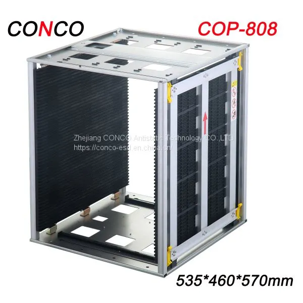 Factory Direct Sale SMT Esd Plastic Pcb Storage Rack,Antistatic Pcb Magazine Rack 355*315*580mm photo-2