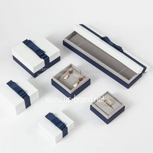 Custom Paper Box With Lid，Bowknot Jewelry Box, Ribbon Box, Ring Box, Necklace Box, Bracelet Box photo-3