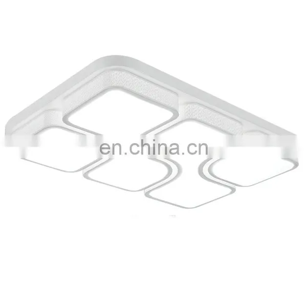 Atmospheric LED Ceiling Lamp Warm Dimmable Rectangular Lights for Bedroom Study Room photo-5