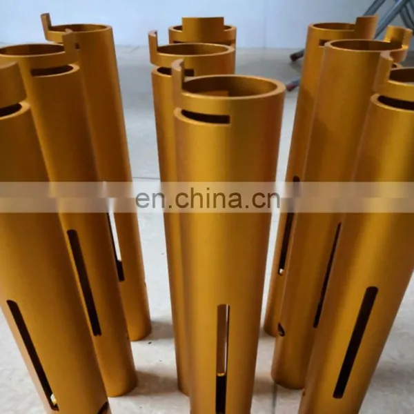 6063 t5 Aluminium Profile Anodised Factory / Blue Color Extruded Aluminium Profile / Aluminium Extrusion Tubes Square photo-7