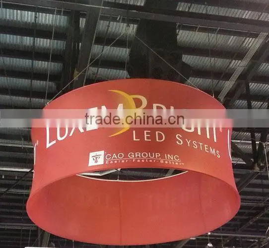12ft Curved Triangle Hanging Banner Displays photo-4