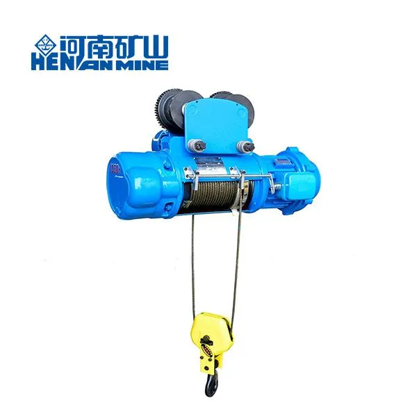 High Quliaty CD1 MD1 1t 2t 3t 5t 10t 16t 20t Monorial Wire Rope Electric Hoist for Overhead Crane photo-4