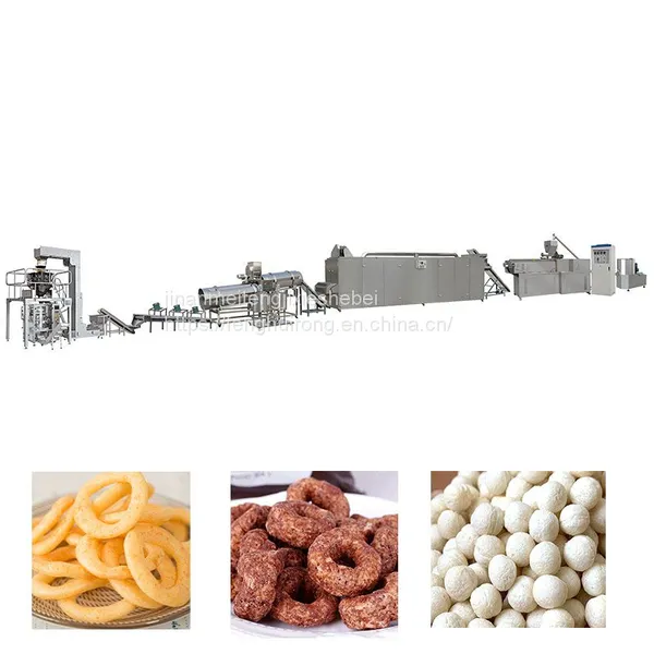 Twin-screw extruder in Mexican corn flake production line
