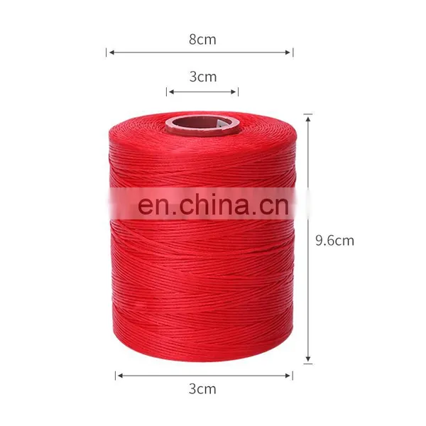 Wholesale 0.8MM Wax Poly Thread Cord Waxed Thread For Leather Sewing photo-4