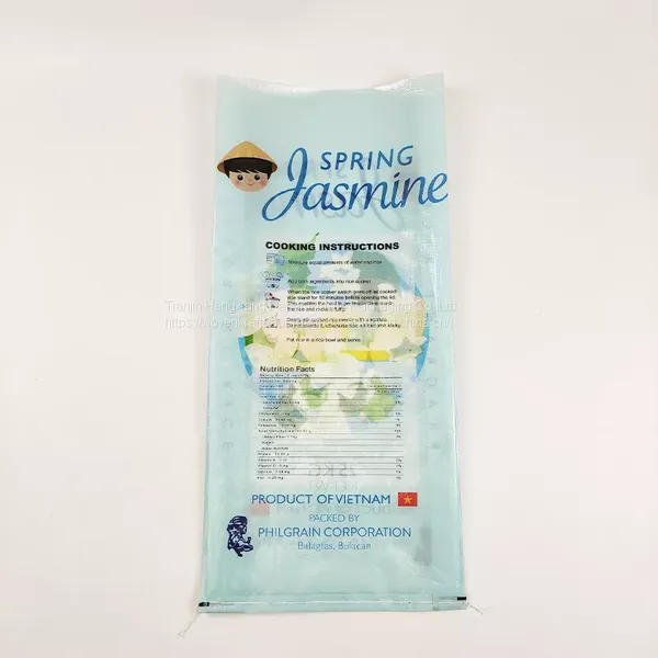 Polypropylene Square Bottom Packaging Recycle Plastic Bag for Fertilizer Fruit and Vegetable photo-3