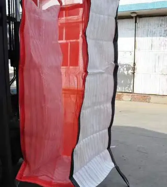 Plastic Container Big Large Capacity 2000kg High Quality 1 Ton Tote Bags Tubular Big Bag With 1 or 2 Lifting Points FIBC Bag photo-2