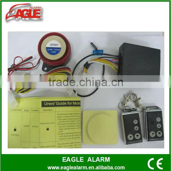 Waterproof One Way Motorcycle Alarm System Motorbike Alarm System Manufacturer photo-3