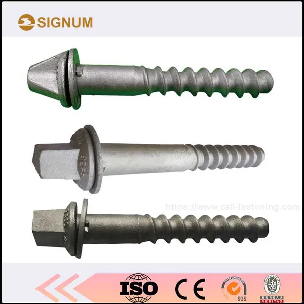 VOSSLOH SCREW Ss8 M24x214mm Railway Screw Spike
