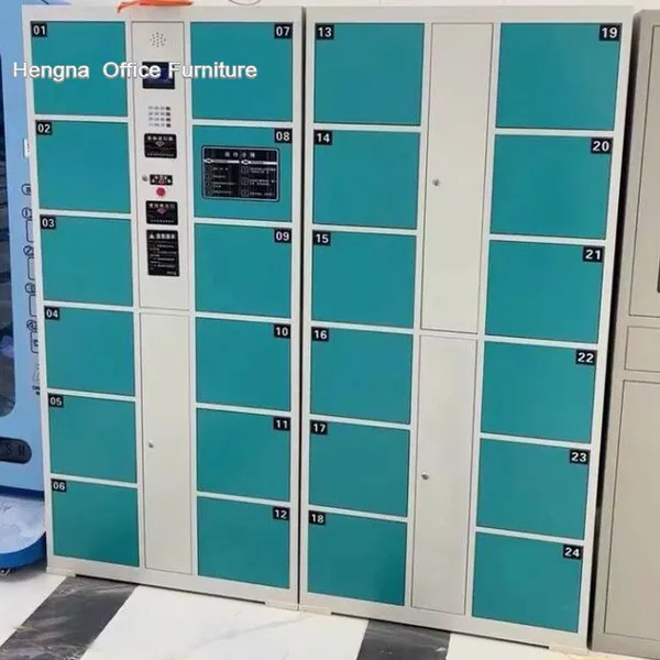 24-Door Steel Cabinet With Seamless Member Card Access-Moisture-Resistant | Keyless RFID Smart Gym Locker System-China Factory Wholesales photo-2