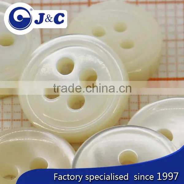 2015 Nature Squrae Round White Color Trocas Shell Button photo-2
