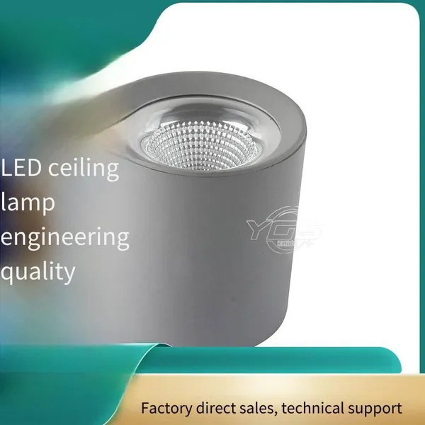 Led Outdoor Waterproof Surface-mounted Ceiling Light, Wall-mounted Surface-mounted Ceiling Light, Cob Single Color photo-3