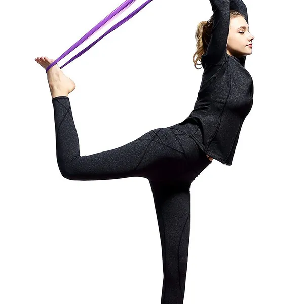 Band Resistance Band Fitness Yoga Auxiliary Belt Stretch Tension Band Strength Training Stretch Resistance Band Yoga Elastic Band Fitness Rope photo-3