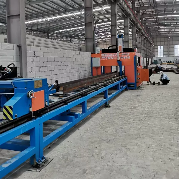Доступная ЧПУ-машина для плазменного и газового резки Н-образных балок для строительных конструкций из стали