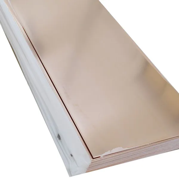 ASTM JIS GB En Standard 4X8 Copper Sheet Price Per Square Foot of Copper Sheet Metal Copper Clad Laminate Plate /Brass Sheet